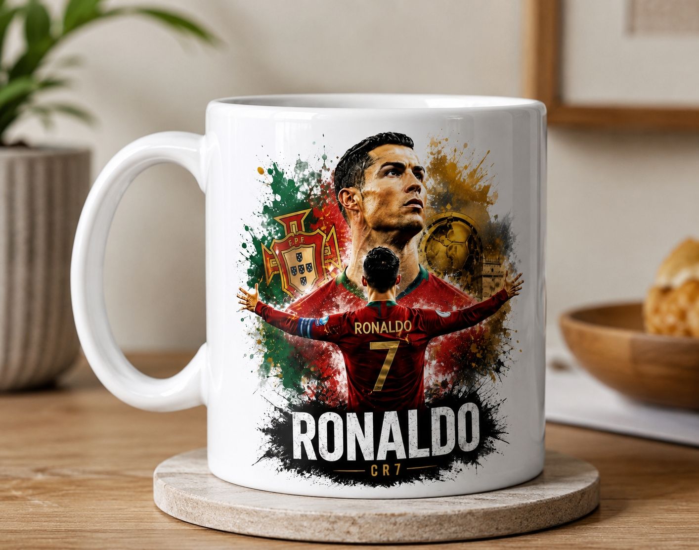 Tazze: Keramik Tasse Ronaldo NEU – Nuovo e nell'imballaggio originale da Balsthal venduto da tudorf