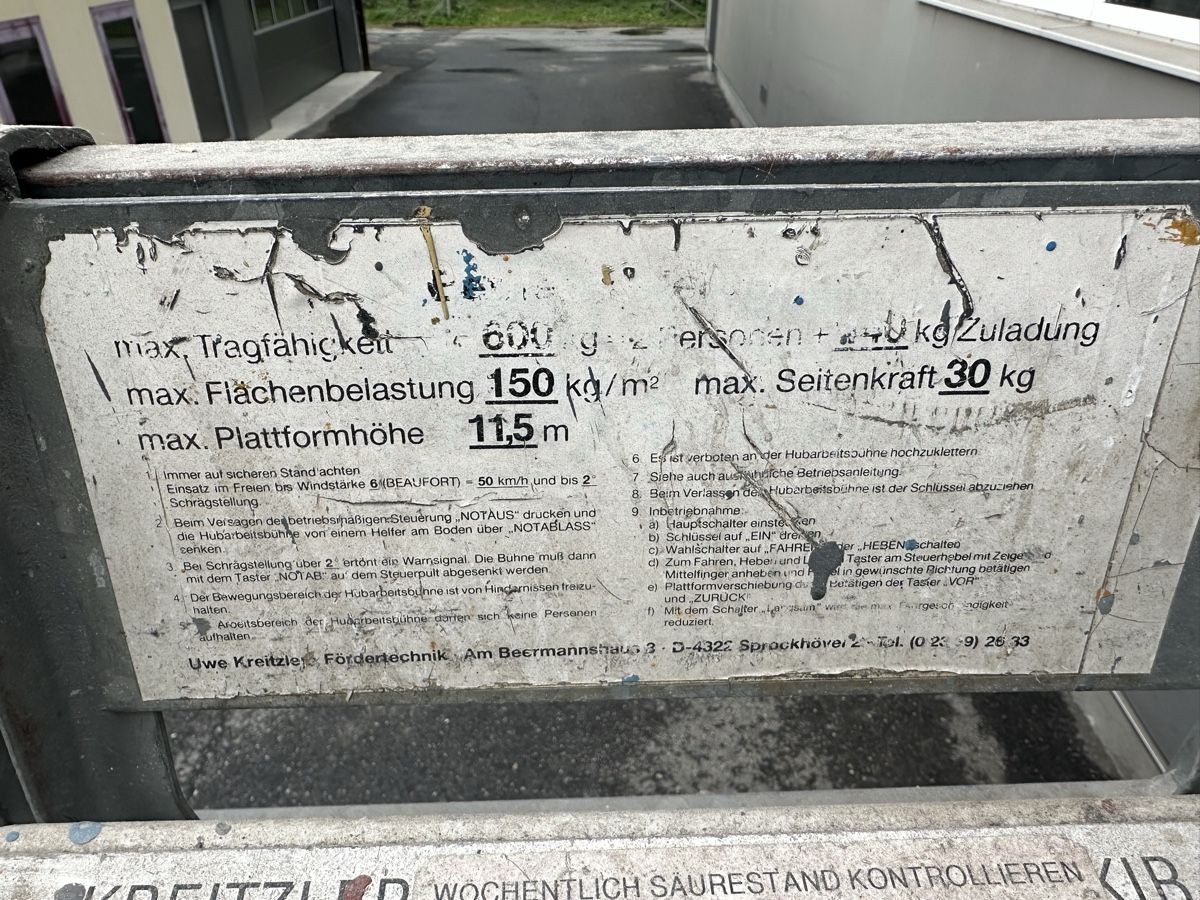 Piattaforme elevatrici & Crick: Scherenhebebühne – Usato da Weite venduto da Spiderman06 4
