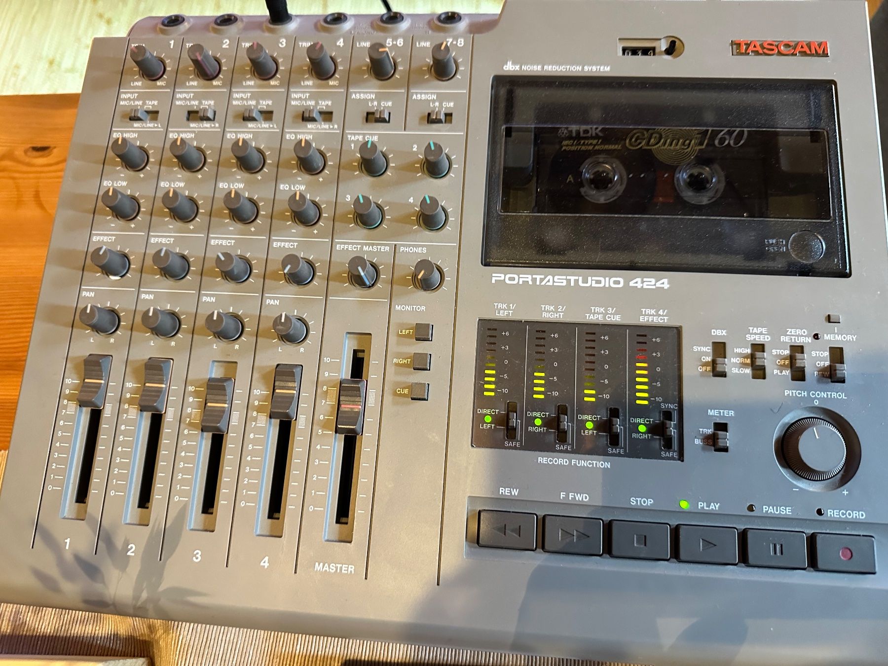 Tascam Aufnahmegeräte: Tascam Portastudio 424 Multitrack Recorder Cassette gebra... – Gebraucht aus Elm von kri_5q2c 6
