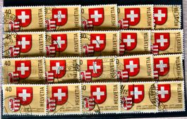 Nr.621 Kanton Jura Wappen BRIEFMARKEN GESTEMPELT   