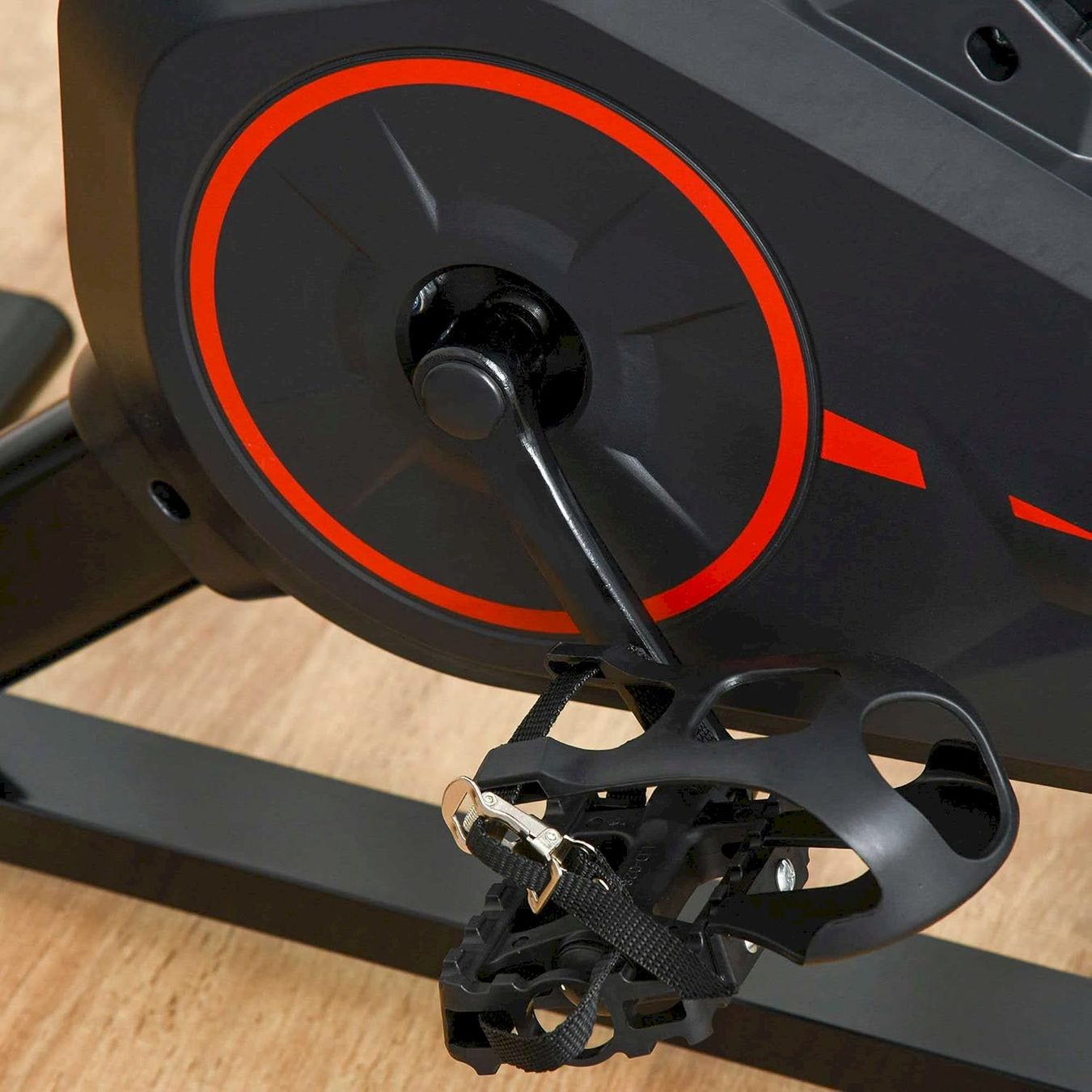Hometrainer: HOMCOM Indoor Bike Trainer Schwarz+Rot – Nuovo e nell'imballaggio originale da Bottighofen venduto da zaap 8