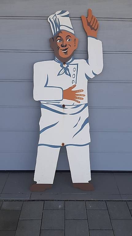 Statuette: Koch Tafel Küchenchef – Usato da Ricken SG venduto da Bobo66