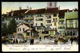 AK Bienne, Rue du canal et le marché