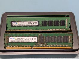 2 Set Server RAM, 4x 4GB PC3L-12800E + 4x 8GB PC3-14900R