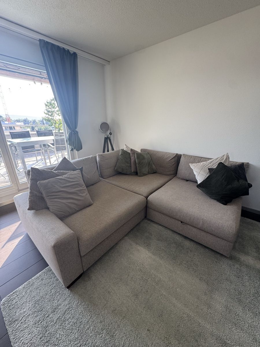 Divani: Ecksofa mit Schlaffunktion und Bettkasten – Usato da Brüttisellen venduto da luq_pwl9