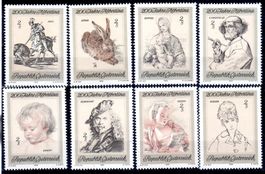 200 JAHRE ALBERTINA 8 MARKEN ** POSTFRISCH ** EV102