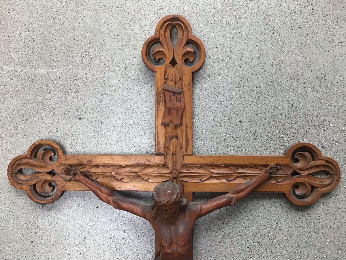 Statuette: Crucifix en bois – Usato da Val-d'Illiez venduto da bubulgum21 2