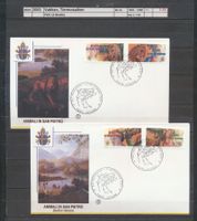 2003 Vatikan, "Tiermosaiken", FDC (2 Briefe)