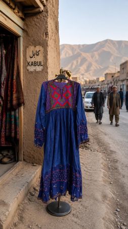 Afghanistan handgemachte Kleid vintage 