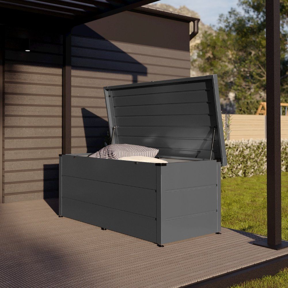 Box contenitori: HÖRMANN Gartenbox JAUNO - 130x60cm Anthrazit – Nuovo e nell'imballaggio originale da Wallenwil venduto da toesstal-vertrieb