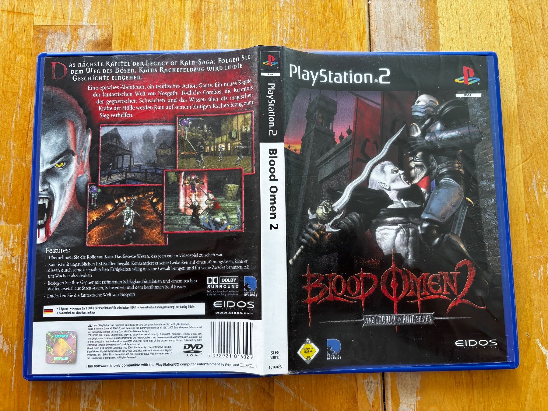 Jeux: Blood Omen 2 (CIB) – D'occasion à Frenkendorf par gelbeZinnie