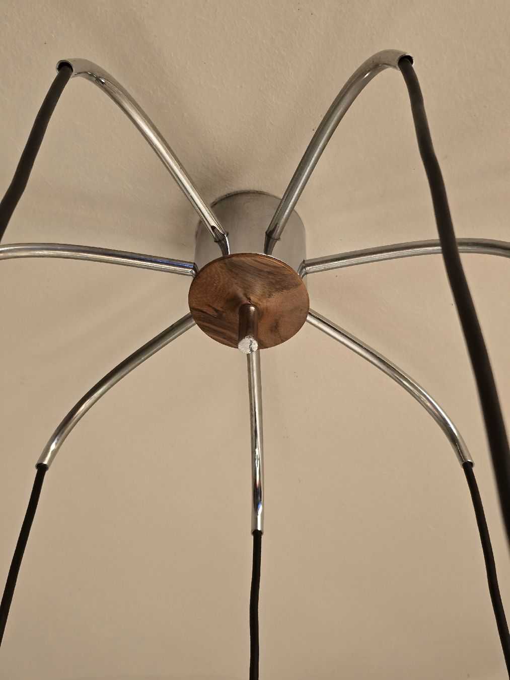 Kronleuchter & Deckenlampen: Hustadt Pendel Deckenleuchte mit 7 Glas Lampen, Silber – Gebraucht aus Zofingen von Loop_ReSale 6