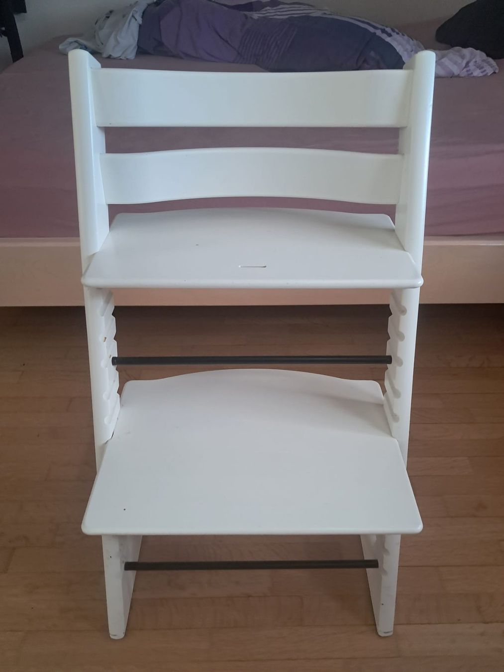 Seggioloni: Tripp Trapp Hochstuhl Weiss gebraucht – Usato da Schwerzenbach venduto da Charming82
