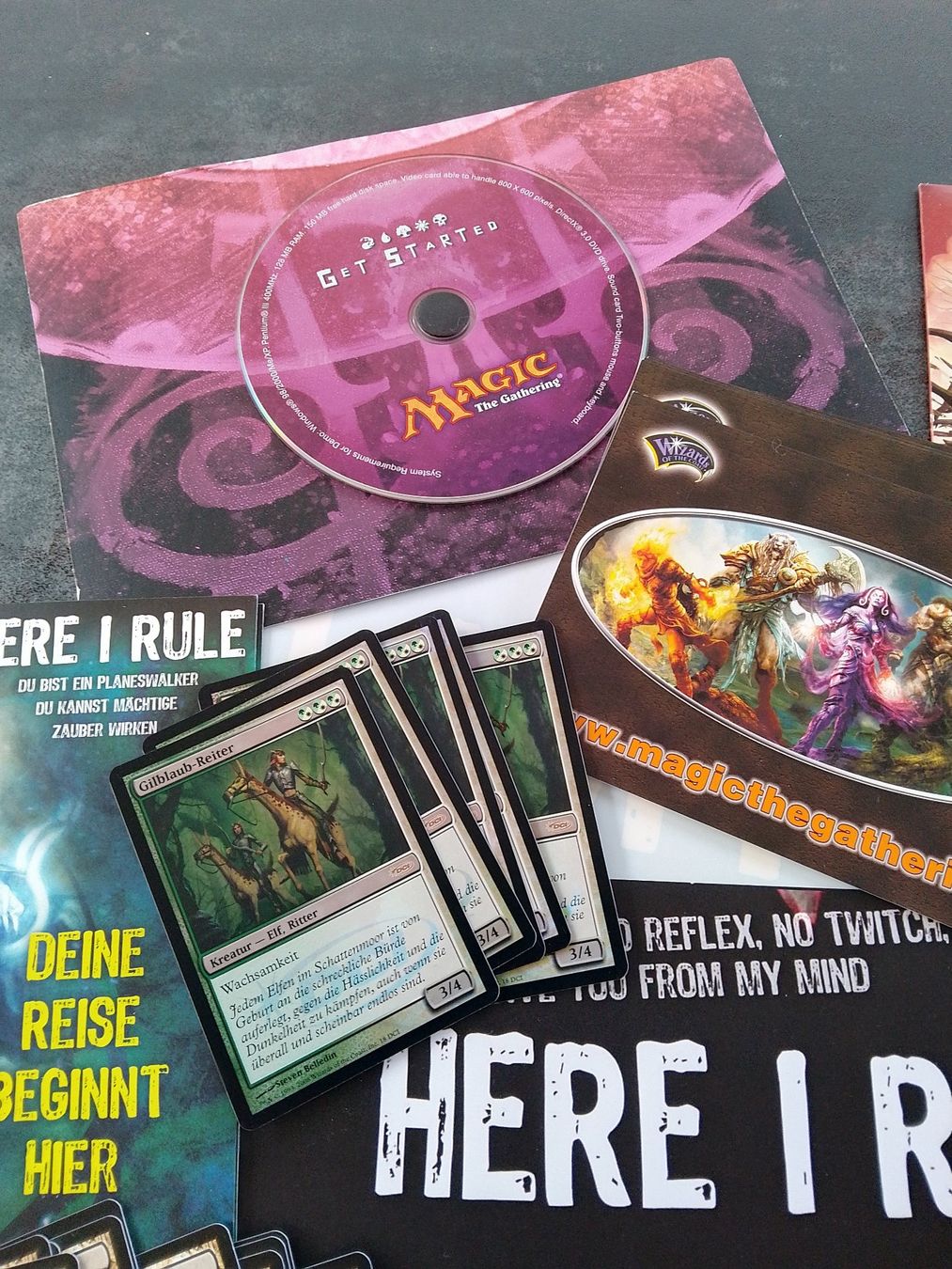 Magic The Gathering Carte collezionabili: Magic the Gathering Werbe-Artikel, Demo CD, Länder usw. – Usato da Wohlen AG venduto da salamanderspielwaren 1