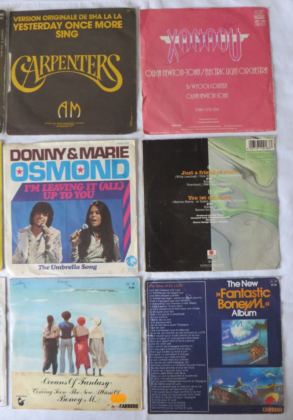 Dischi in vinile: 12 VINYL SINGLES, DIVERSE SCHLAGER, POP – Usato da Neuhausen venduto da luckimucki 5