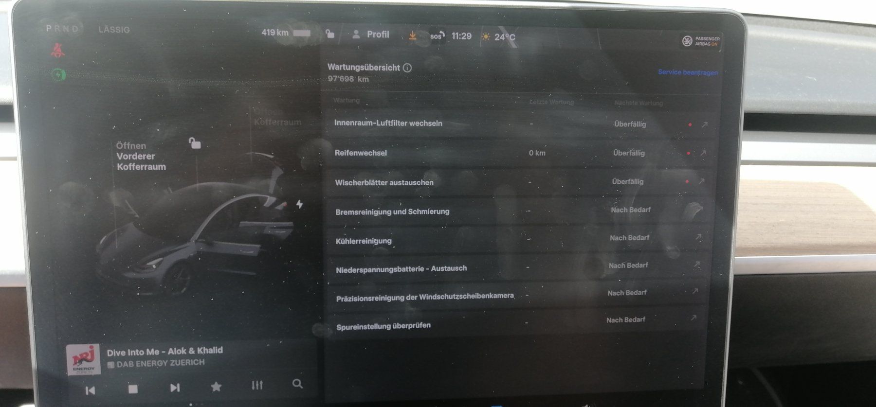 Tesla Autos: Tesla Model 3 Performance - FSD, zweifach bereift, Extras – Gebraucht aus Cham von SULZER01 9