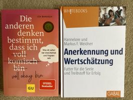 2 Bücher die andern denken bestimmt dass,ich  Anerkennung un