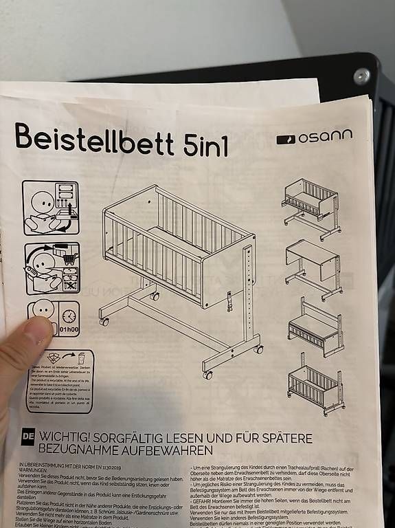 Letti: Beistellbett 5in1 – Usato da Zürich venduto da pam_rj6d 1