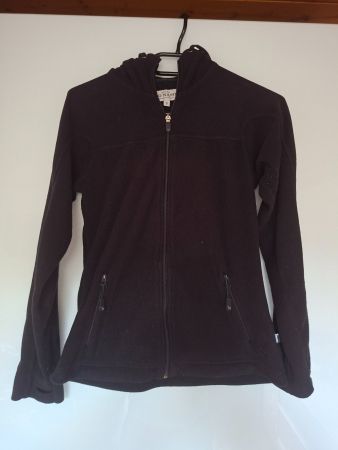 Fleecejacke NO NAME Kapuze schwarz Grösse S guter Zustand