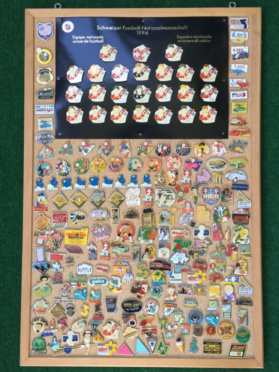 Plaketten & Abzeichen: Alte PIN - Sammlung (ca. 200 Stück) – Gebraucht aus Wangen b. Olten von Finolino28