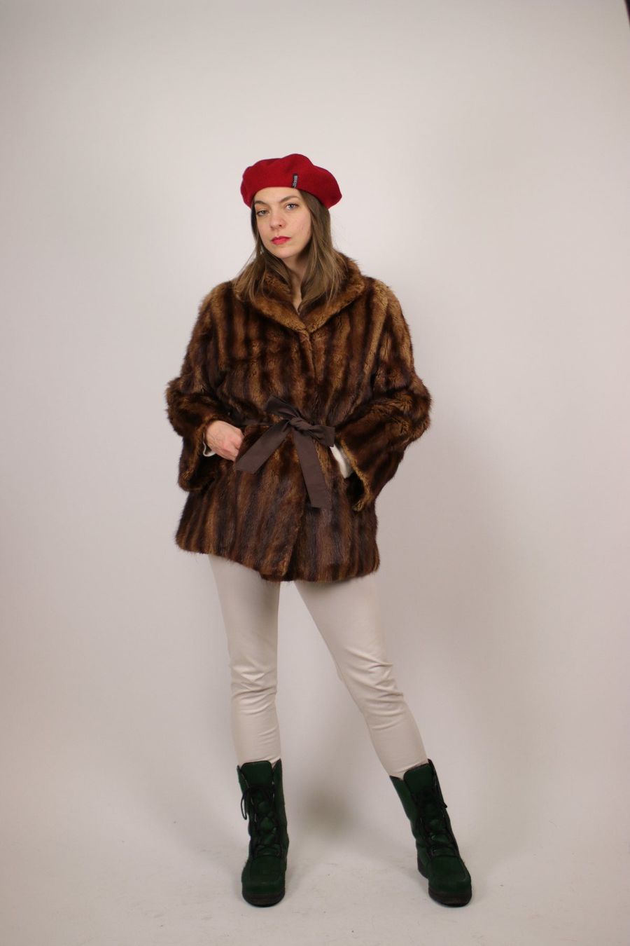 Nerz Mäntel: 1960s Brown Mink Fur Coat - Size S – Gebraucht aus Hombrechtikon von BAZ-Vintage 7