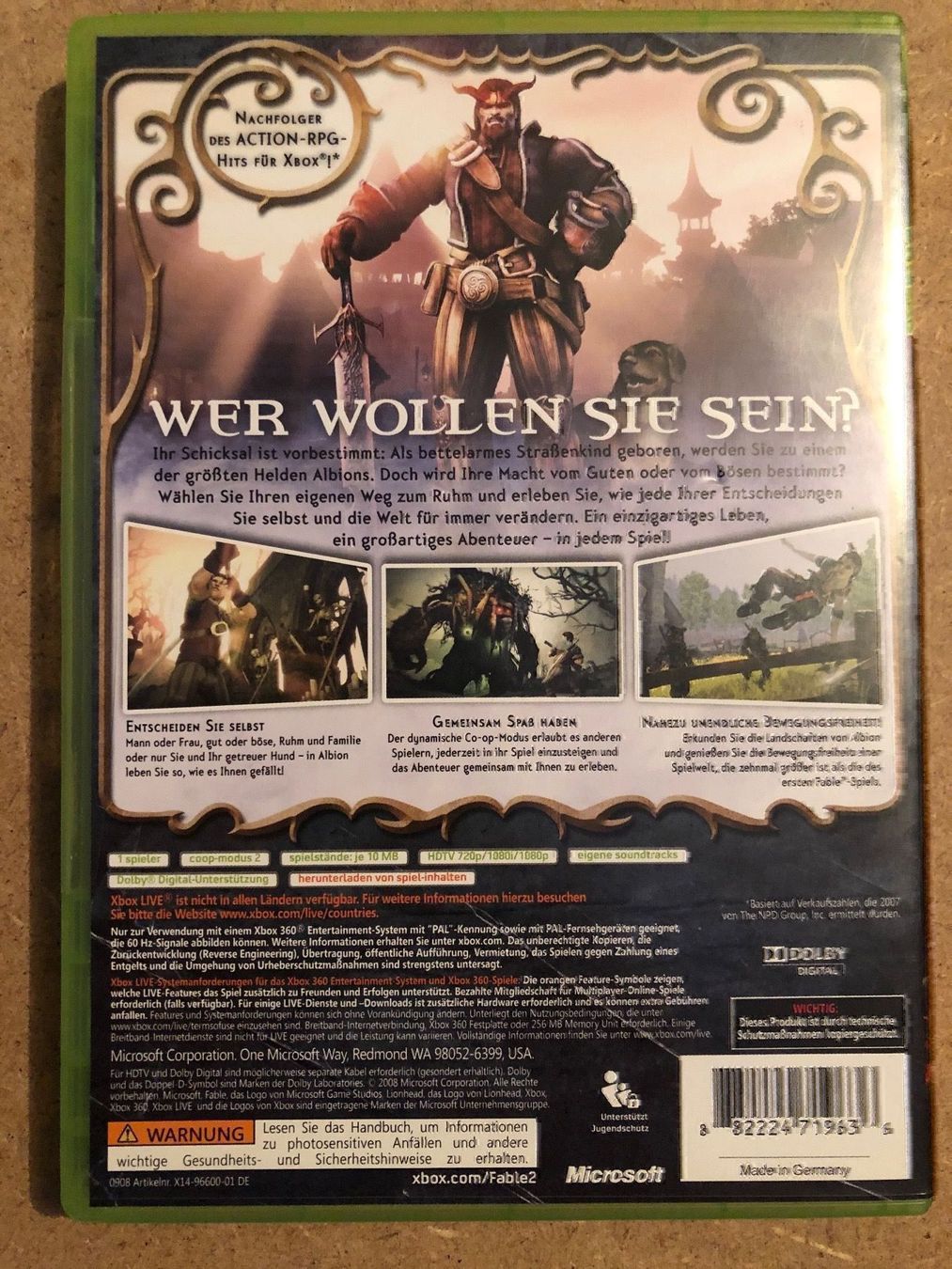 Giochi: Fable 2 für Xbox 360 – Usato da Kestenholz venduto da Mad18 1