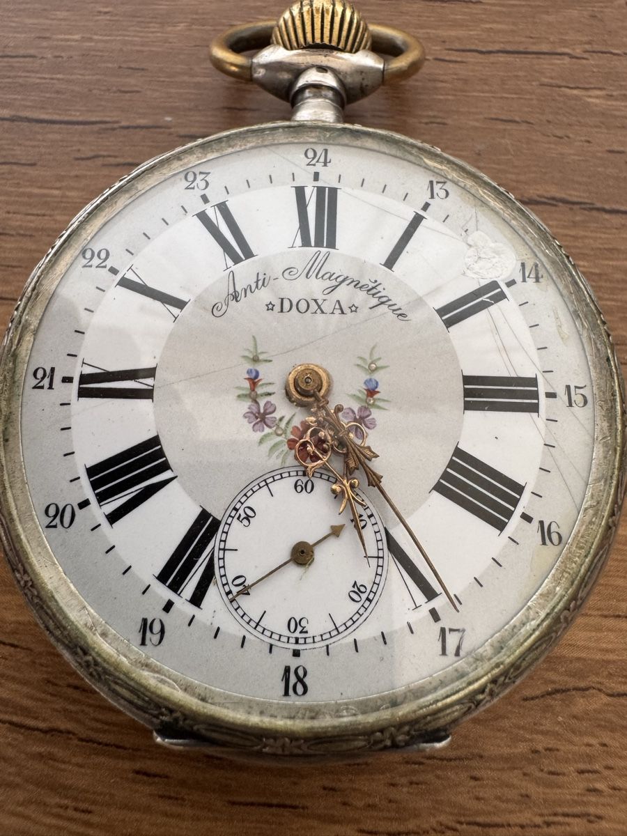 Doxa Orologi: Montre à gousset DOXA 15 Rubis 1905 – Usato da Brügg BE venduto da Goob 4