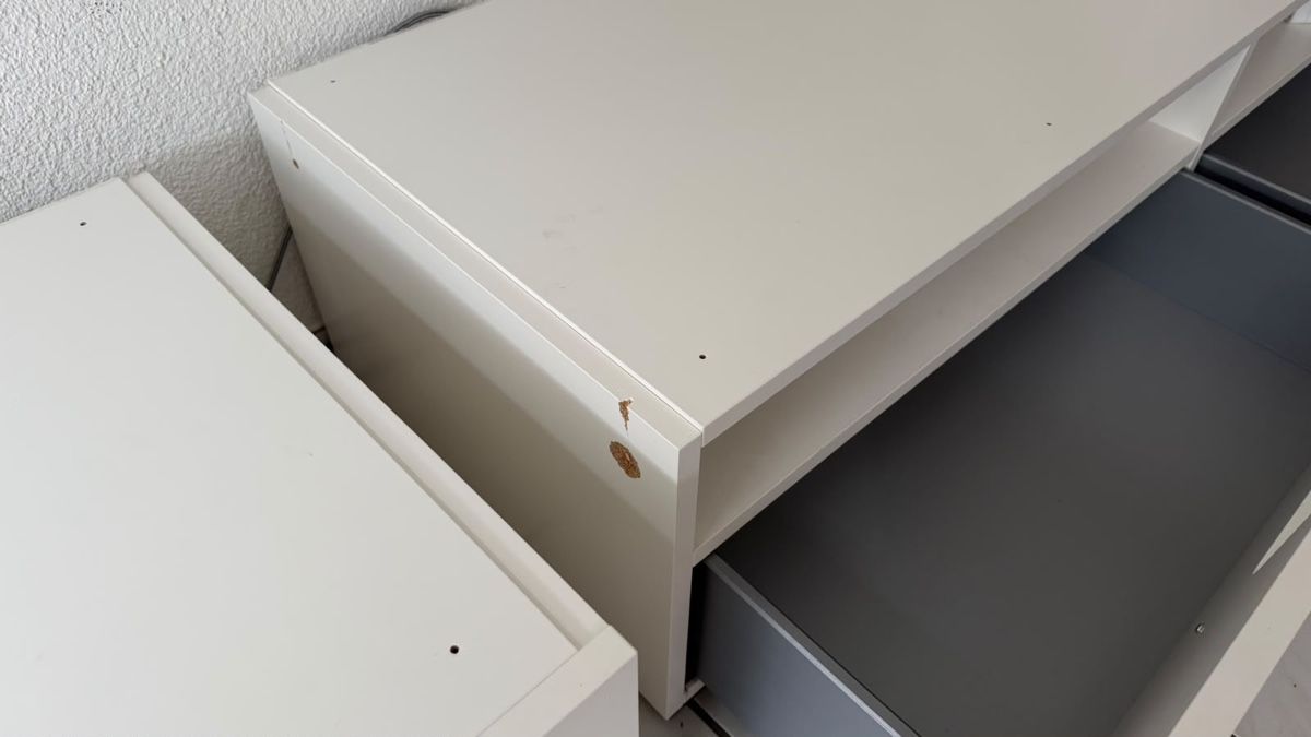 Mobili TV: 2 weisse TV-Möbel / Lowboards – Usato da Cham venduto da Rokkamare 6