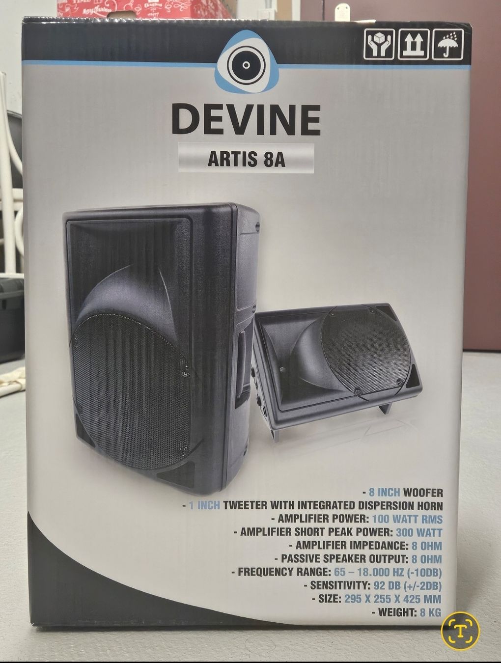 Casse acustiche: Devine Artis 8A - Active speaker – Nuovo (secondo la descrizione) da Bern venduto da Battigolia