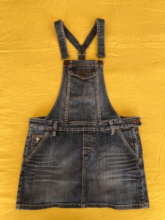 Robe salopette ESPRIT en jean bleue taille 38