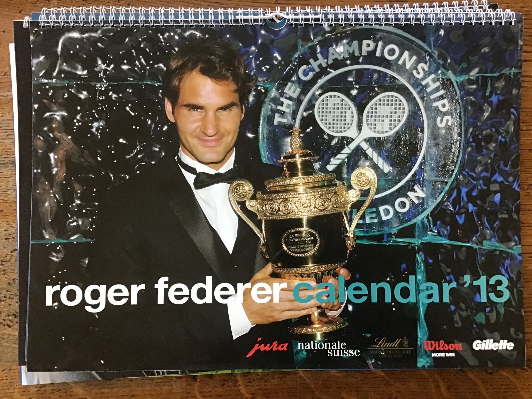 Calendari: Calendrier officiel Roger Federer 2013 – Usato da Fully venduto da Ruby97