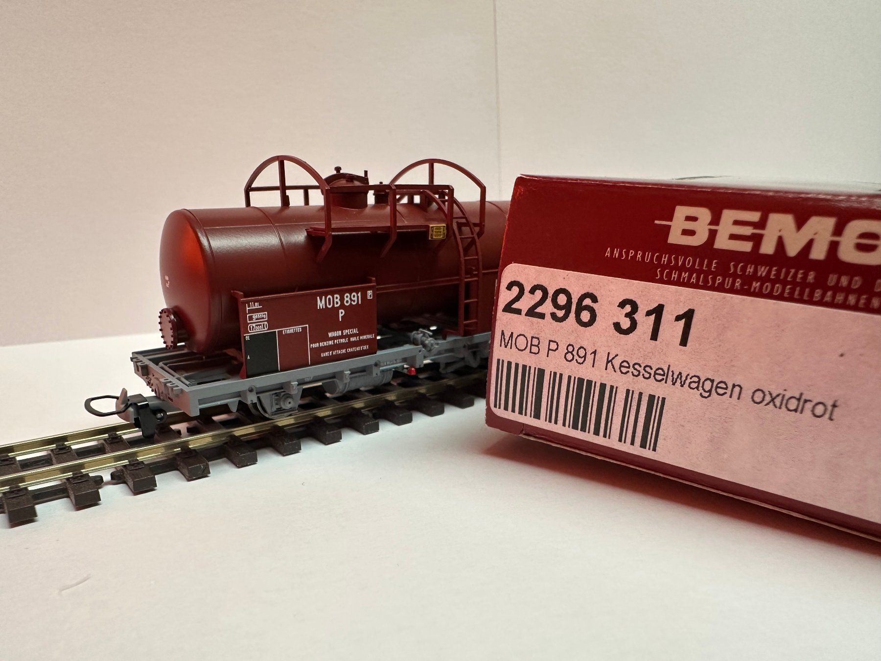 Bemo Trains électriques: Bemo - MOB P 891 - Kesselwagen – Neuf avec emballage d'origine à Domat/Ems par mmx4001 2