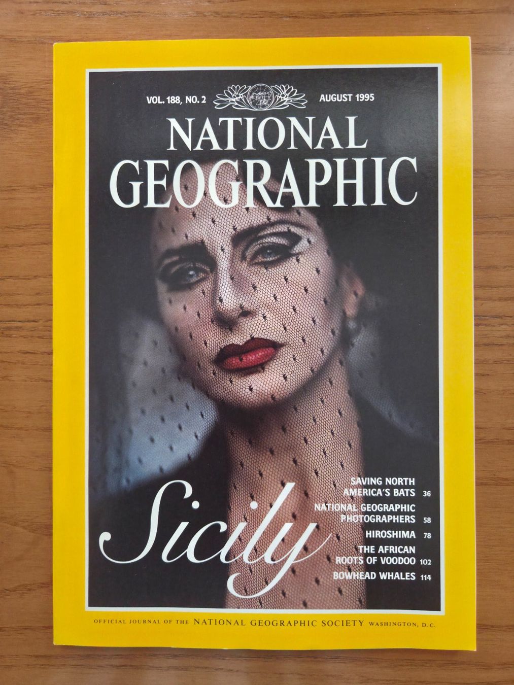 Riviste & Magazine: National Geographic August 1995 Sicily Hiroshima – Usato da Aldesago venduto da lusuardi