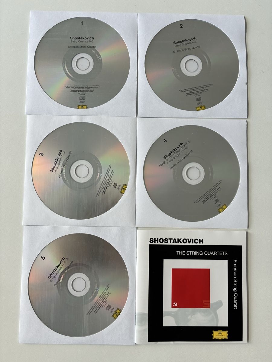 CDs: Shostakovich - Emerson String Quartett - Klassik -  5 CDS – Neu (gemäss Beschreibung) aus Chur von Knokno199 3