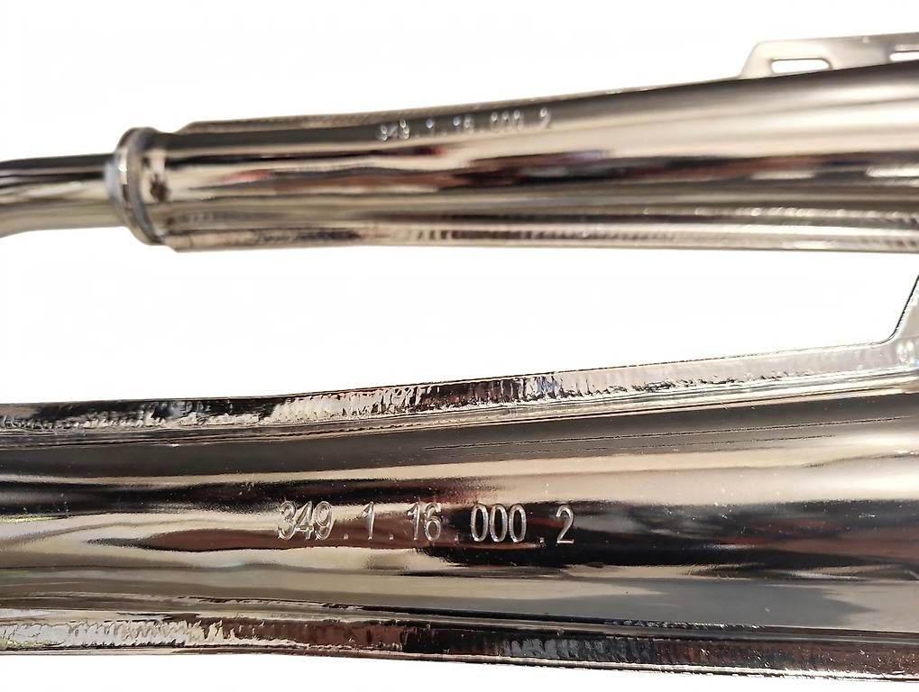 Sistemi di scarico: NOS Chrom Auspuff Mofa Töffli NEU – Nuovo e nell'imballaggio originale da Winterthur venduto da DtR77 2