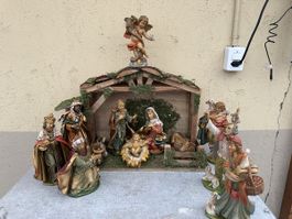 Alte grosse Krippenfiguren euromarchie
