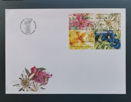 FDC Gemeinschaftsausgabe Singapur - Schweiz "Blumen", 2001