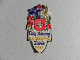 ESAF Festabzeichen Eidg. Schwing- Aelplerfest Zürich 1931