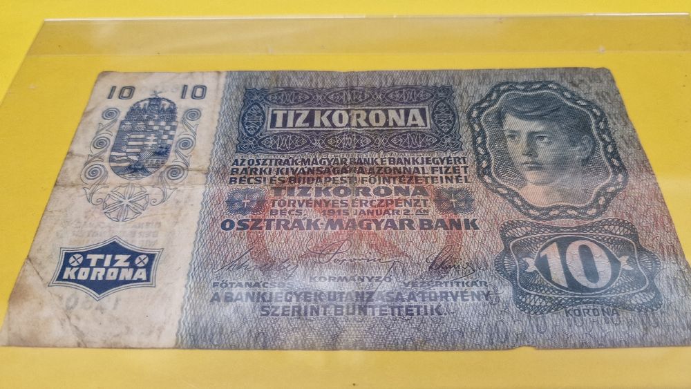 Österreich 20 Kronen Banknote Von 1915 – Sammlerstück Aus Der Ersten Republik