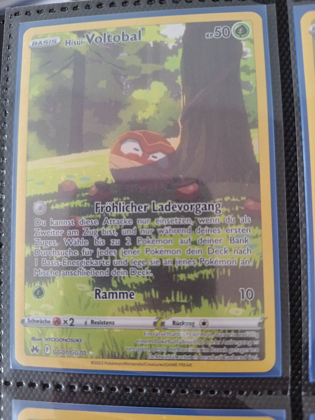 Pokémon Carte collezionabili: Hisui - Voltobal – Usato da Altstätten SG venduto da GGsGameshop