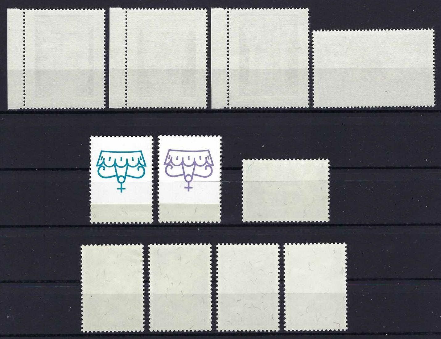 Alle Briefmarken: Lichtenstein 1975/76 top Serien postfrisch – Gebraucht aus Hitzkirch von walti1959 1