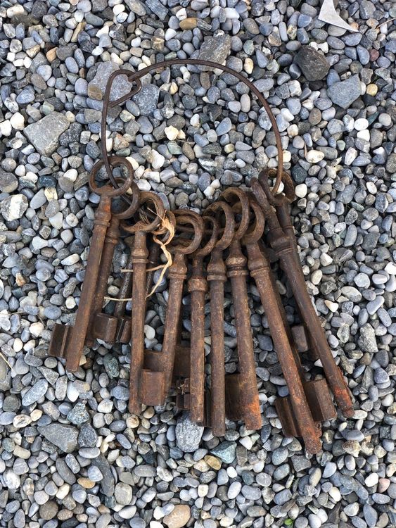 10 X Schlüßel,Schlüssel Rohling Weibchen 80 Mm Mit LochEisen (1 X 10 Er