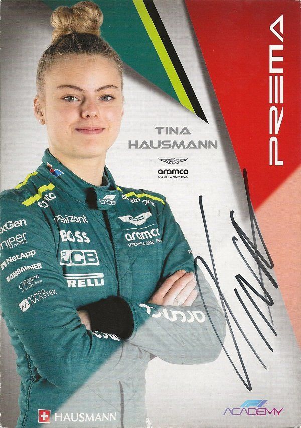 Autografi: Autogrammkarte Tina Hausmann 2024 – Usato da Solothurn venduto da F1shop1
