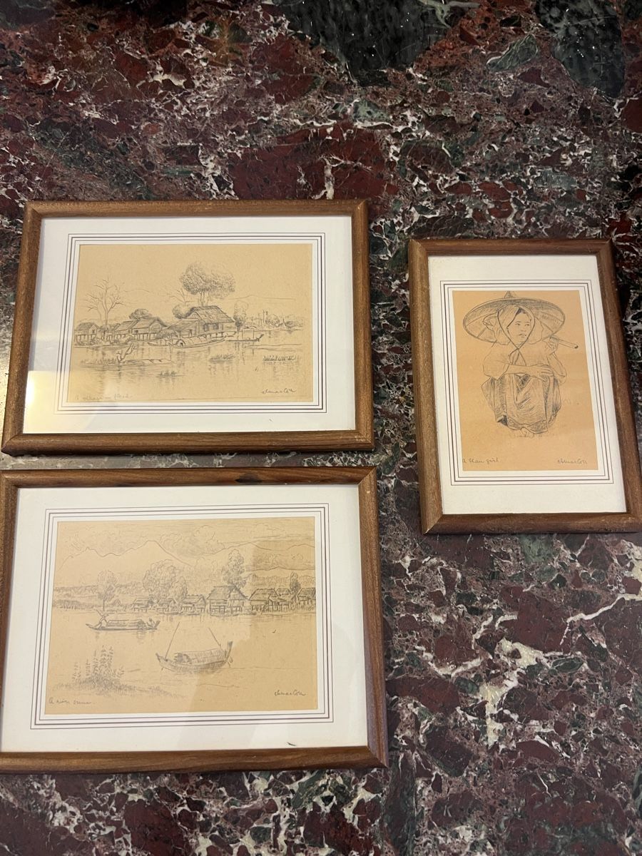 Dipinti: Eric Gordon MacColl Etching signed – Usato da Lausanne venduto da NYC67