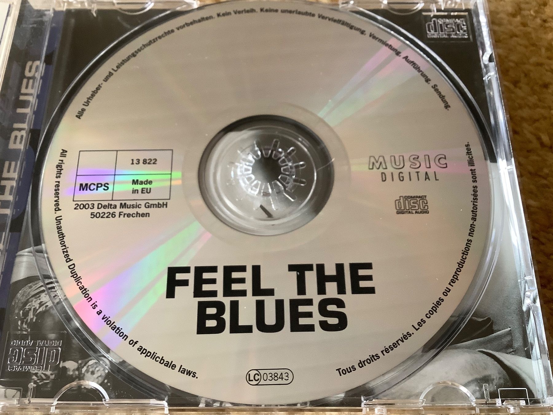 CD: Feel the Blues * Sampler – Usato da herzogenbuchsee venduto da HIFIANER 3
