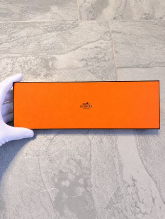 Hermes Krawatte Saint Honore blau Seide neu mit Box