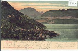 Gersau - Generalansicht - Litho