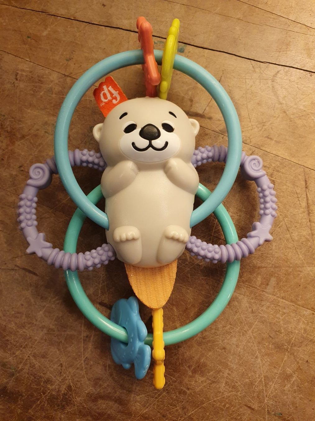 Fisher-Price Giocattoli: Fisherprice Babyrassel Otterfigur – Usato da Zürich venduto da loosebone 1