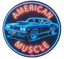 AMERICAN MUSCLE - Blechschild  (neu/OVP)