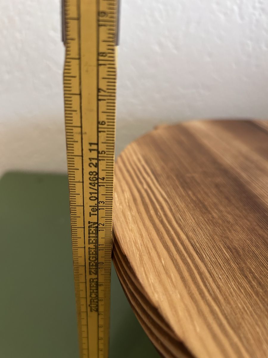 Elettrodomestici da cucina: Kessler Holz Pfannenuntersetzer rund gebrannt – Usato da Zürich venduto da ann_9fv5 5